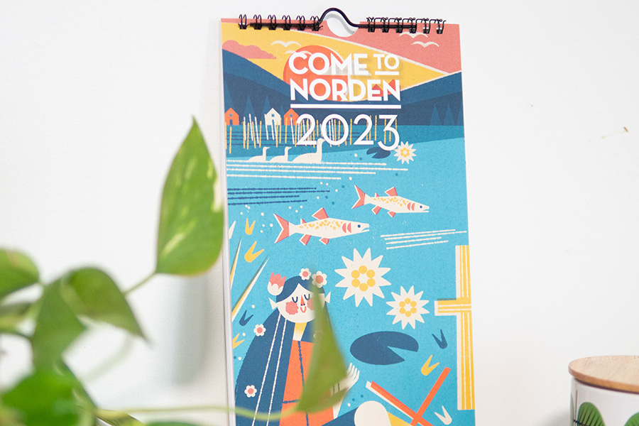 2023年 モダン・ノルデンカレンダー