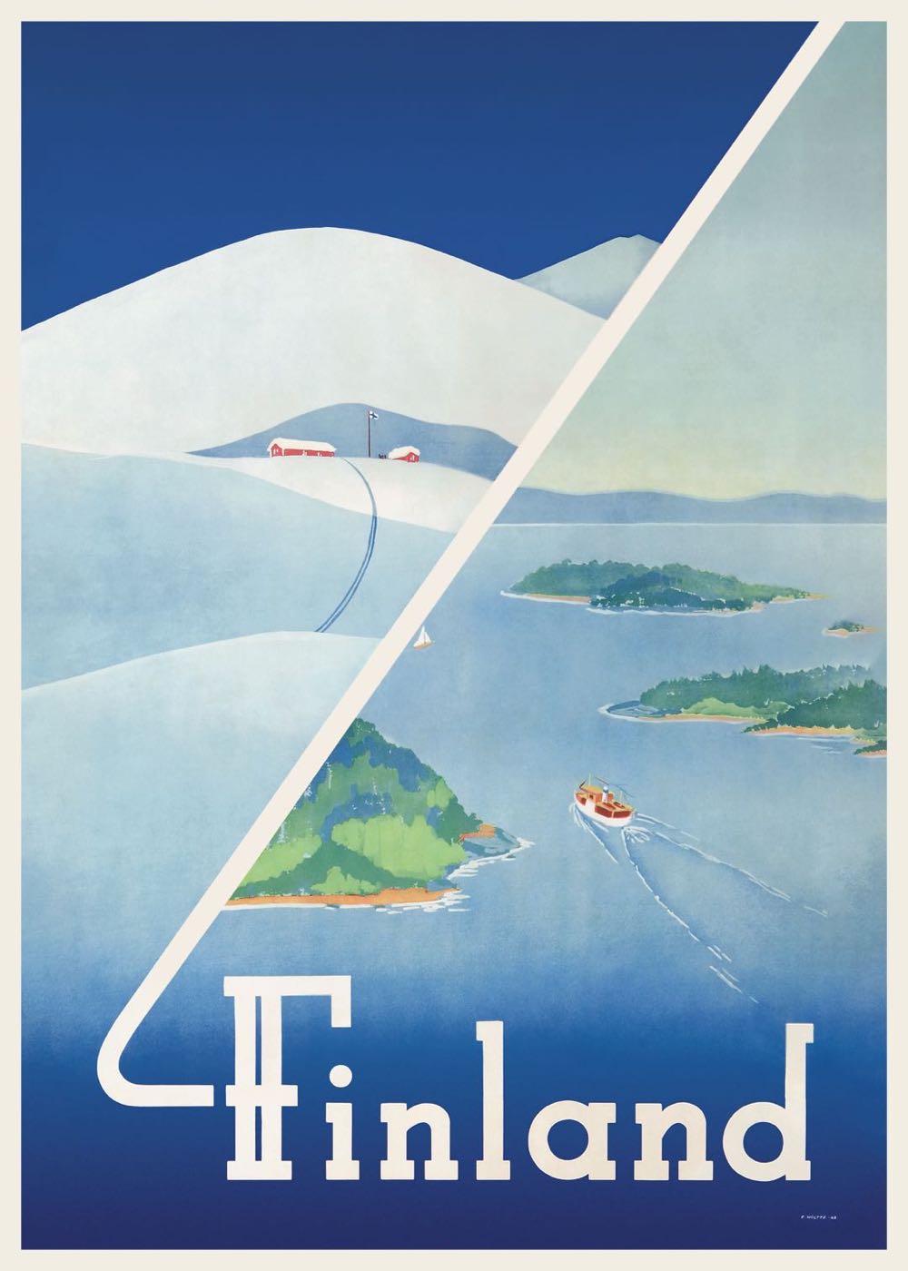 【北欧ポスター】フィンランド魅力がぎっしり。北欧インテリアに必須、レトロな旅モチーフのポスターが勢ぞろい【ソピバSOPIVA北欧通販】